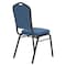 National Public Seating Stack Chair, Fabric, Natural Blue 9374-BT - alternate 3